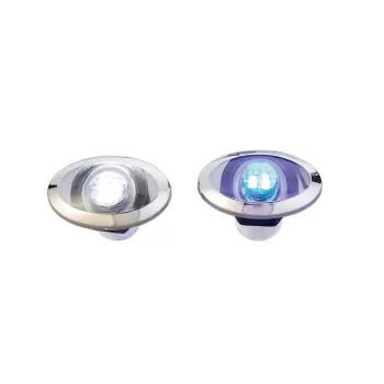 LUCE CORTESIA OVALE C/MEZZALUNA LED B