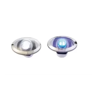 LUCE CORTESIA OVALE C/MEZZALUNA LED B