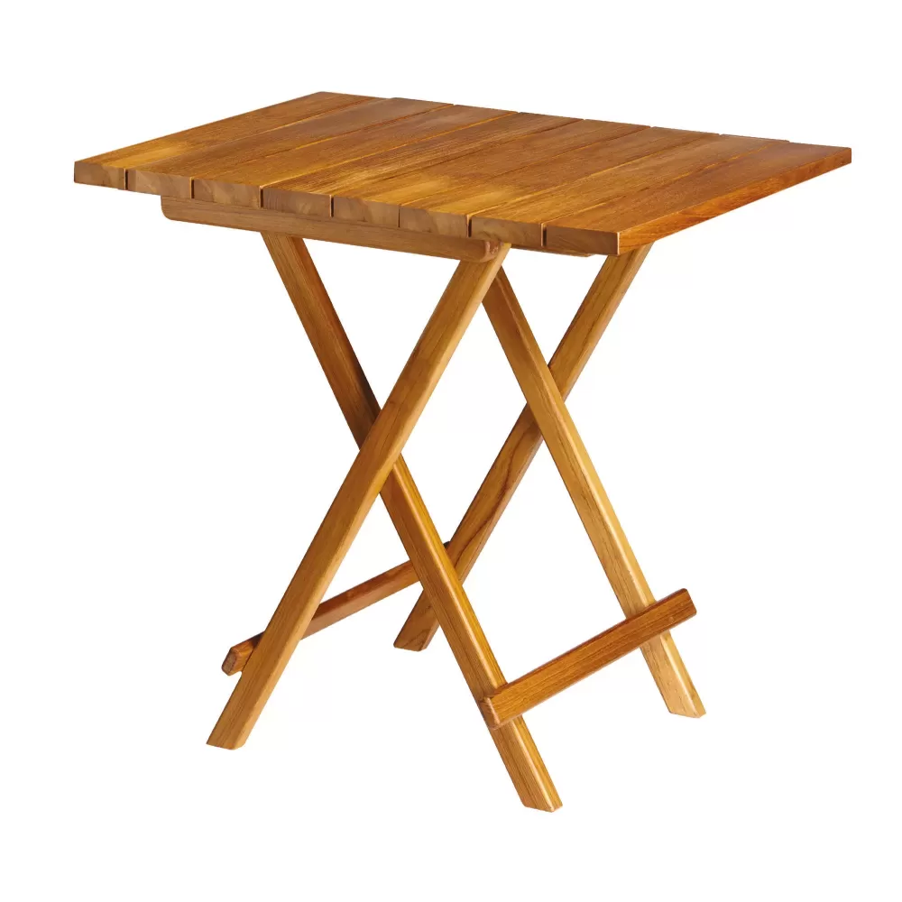 TAVOLO TEAK CM.80X60
