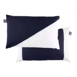 SET CUSCINI BLU NAVY/BIANCO CM.40X60