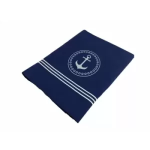LENZUOLO SINGOLO + FEDERA BLU NAVY