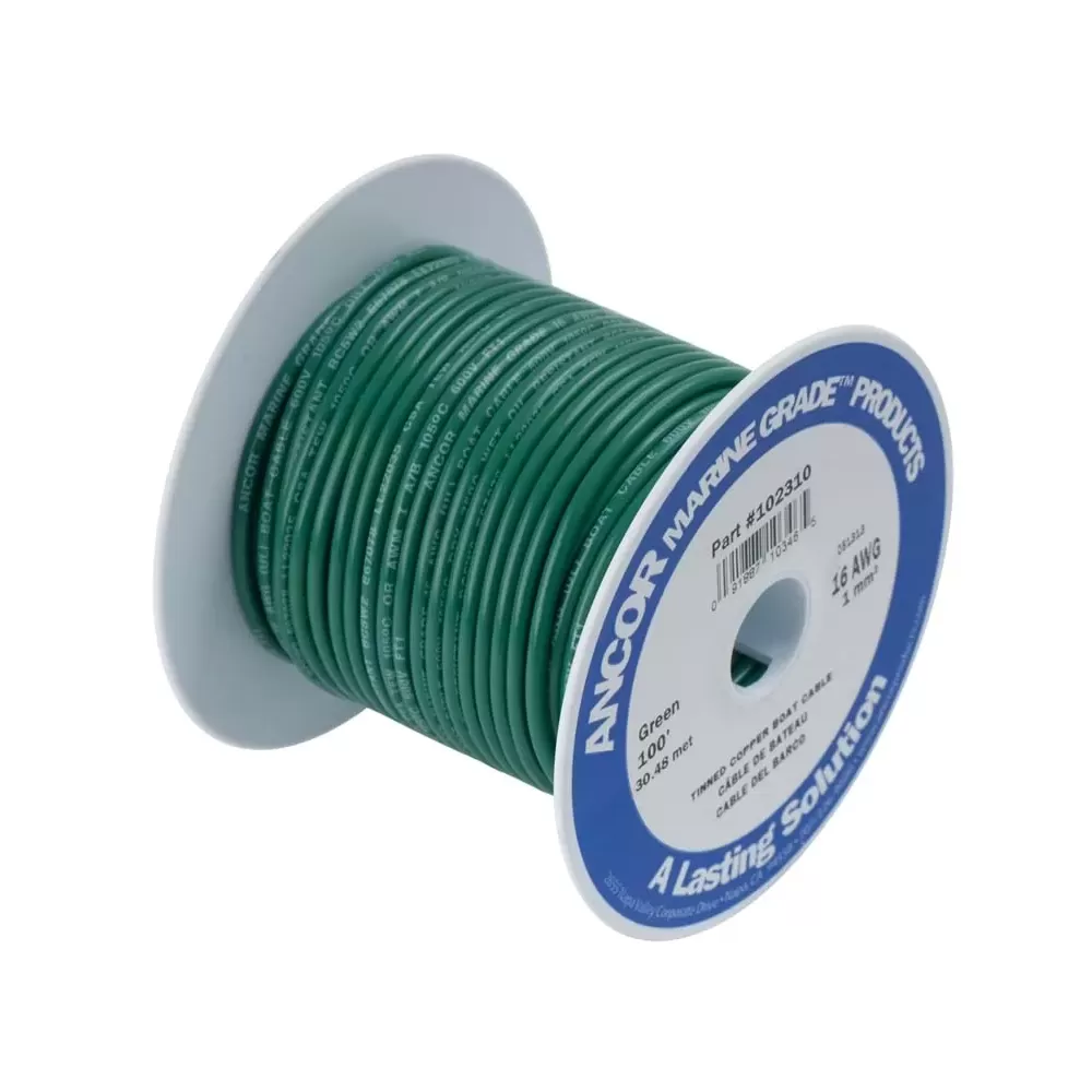 CAVO STAGNO ANCOR MM2 VERDE MT.30