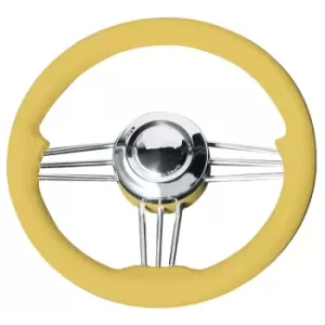 VOLANTE INOX IMPUGNAT. AVORIO CM.35