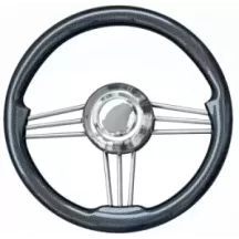 VOLANTE INOX IMPUGNAT.CARBONIO CM.35
