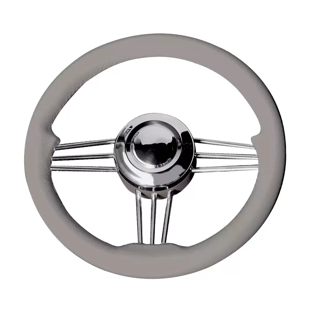 VOLANTE INOX IMPUGNAT.GRIGIO CM.35