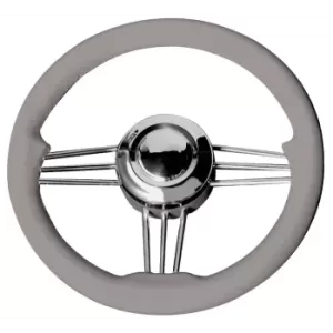 VOLANTE INOX IMPUGNAT.GRIGIO CM.35