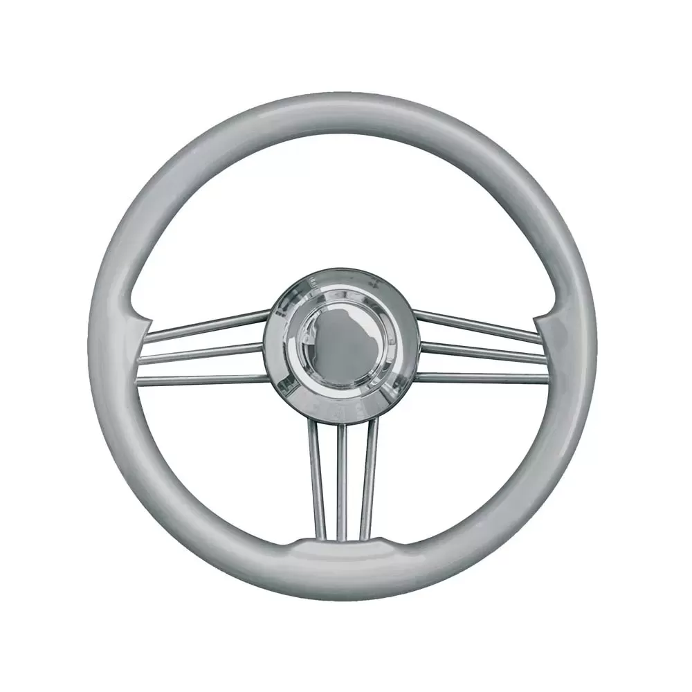 VOLANTE INOX IMPUGNAT.GRIGIO MET. CM.35