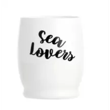 SET BICCHIERI ACQUA LETTERE SEA LOVERS