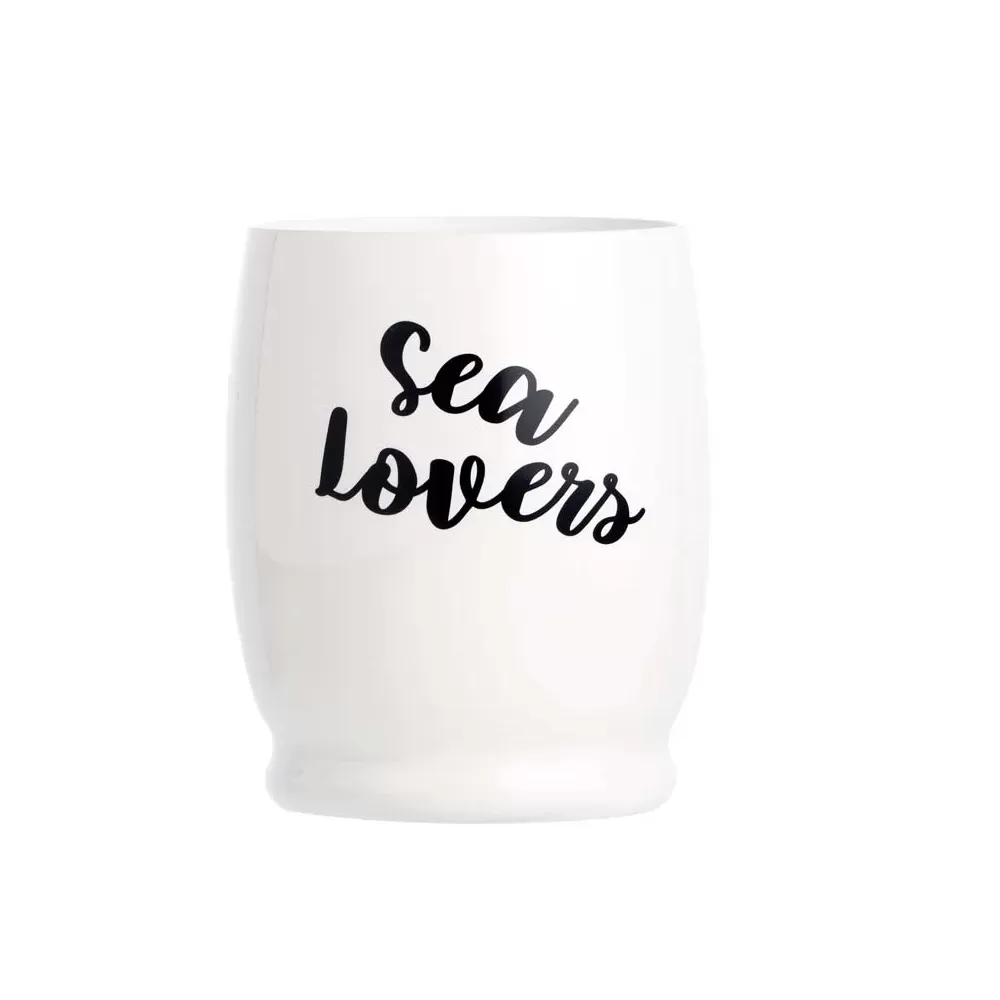SET BICCHIERI ACQUA LETTERE SEA LOVERS
