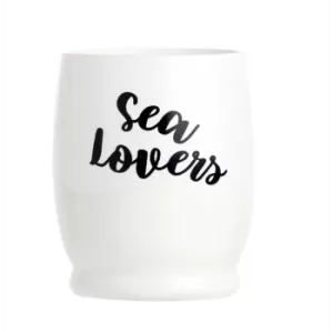 SET BICCHIERI ACQUA LETTERE SEA LOVERS
