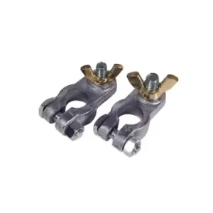 COPPIA MORSETTI BATTERIA ANCOR OTT.STAGN