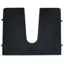 SALVAPOPPA C/FENDITURA MM.450X360 NERO