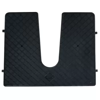 SALVAPOPPA C/FENDITURA MM.450X360 NERO