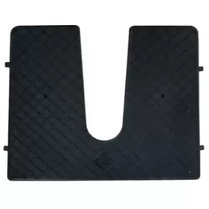 SALVAPOPPA C/FENDITURA MM.450X360 NERO