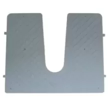 SALVAPOPPA C/FENDITURA MM.450X360 GRIGIO