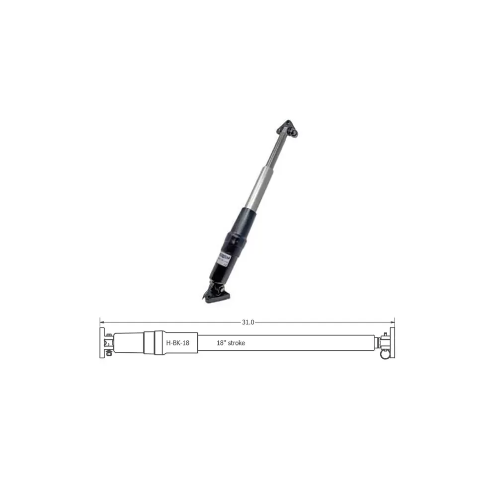 ATTUATORE LECTROTAB 18"/457,2 MM. 12V
