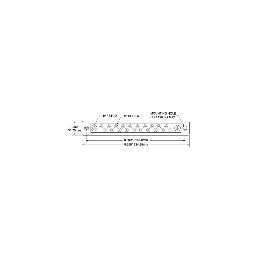 PIASTRA DI CONNESSIONE 20 TERMINALI