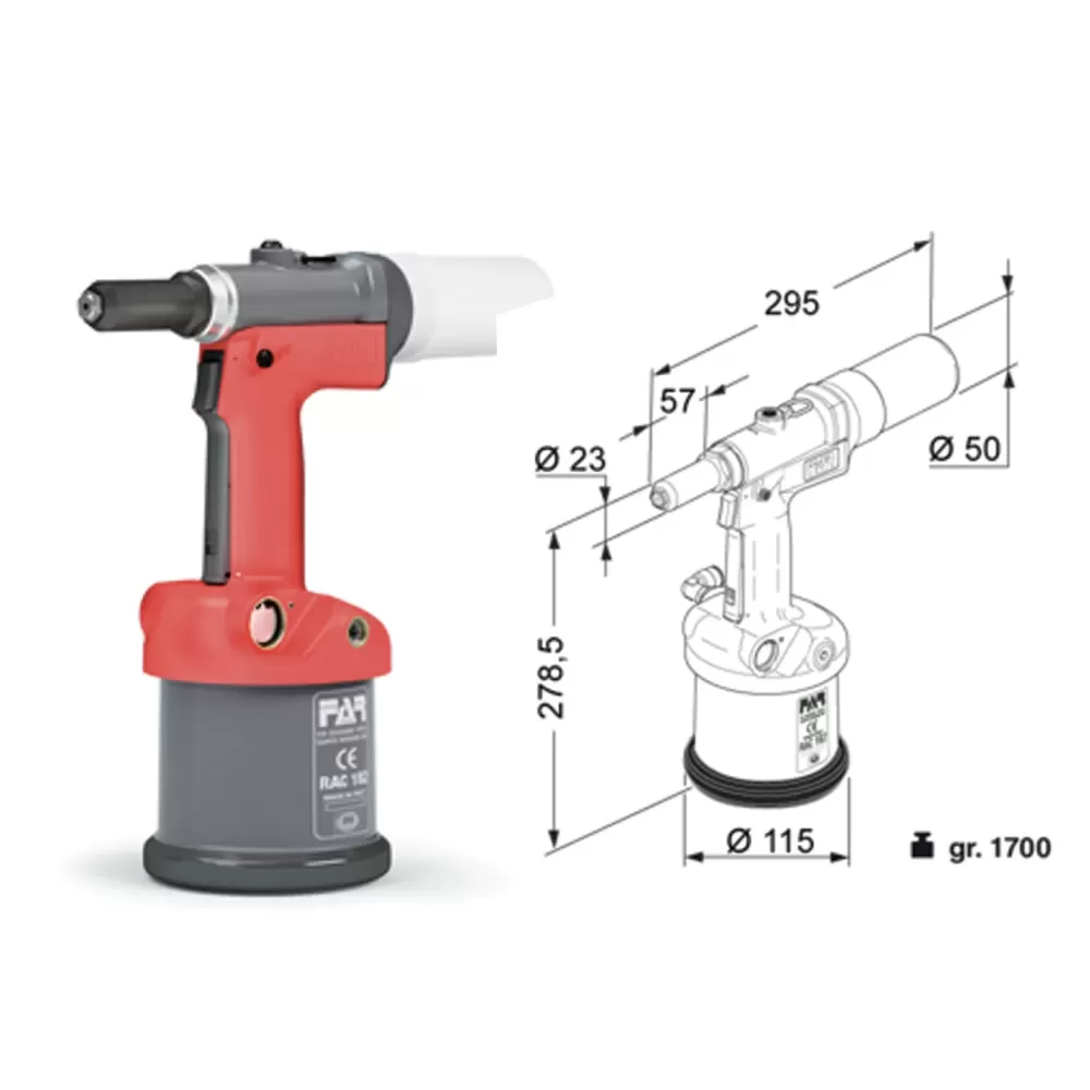 RIVETTATRICE RAC 182