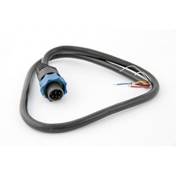 Lowrance Cavo spinotto trasduttore, 7 pedini BLU Lowrance a cavi liberi (000-10046-001)