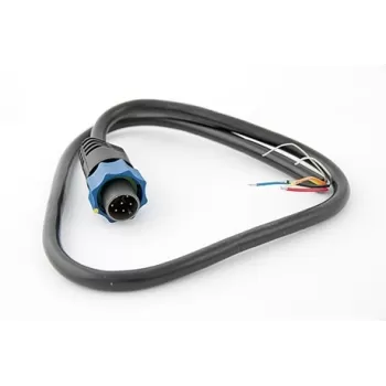 Lowrance Cavo spinotto trasduttore, 7 pedini BLU Lowrance a cavi liberi (000-10046-001)