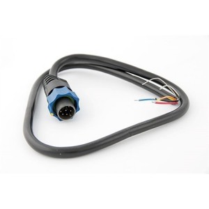 Lowrance Cavo spinotto trasduttore, 7 pedini BLU Lowrance a cavi liberi (000-10046-001)