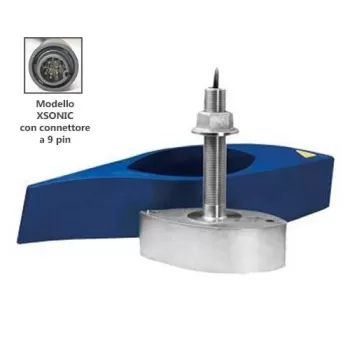 Lowrance SS260 trasduttore acciaio 1Kw (000-13783-001) - XSONIC 9pin